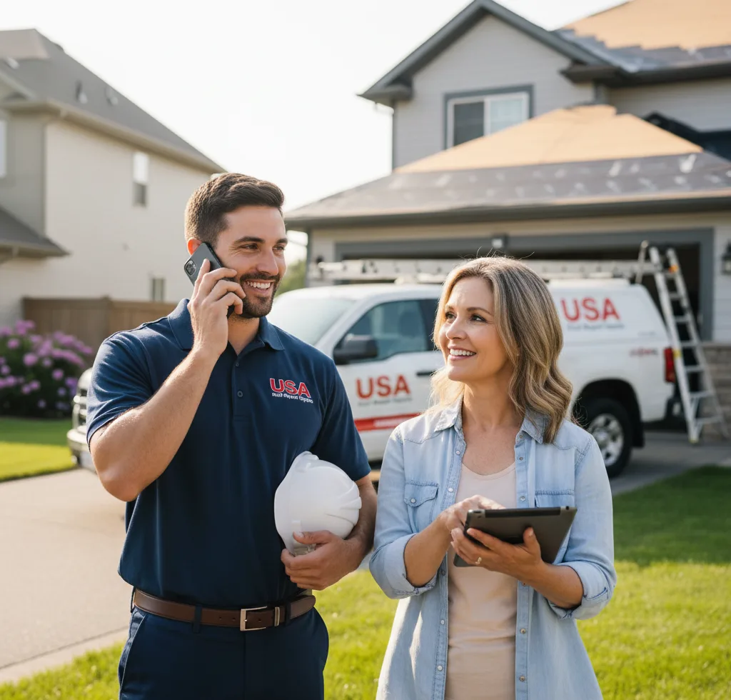 USA Roof Repair Experts customer support in River Grove